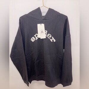 VVS rhinestone Sp5der hoodie